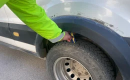 Tatvan’da zorunlu kış lastiği denetimi yapıldı